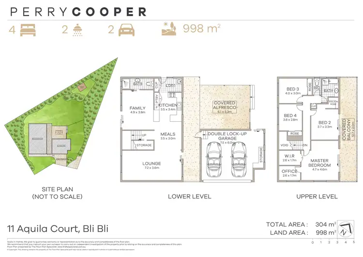 Floorplan of Homely house listing, 11 Aquila Court, Bli Bli QLD 4560