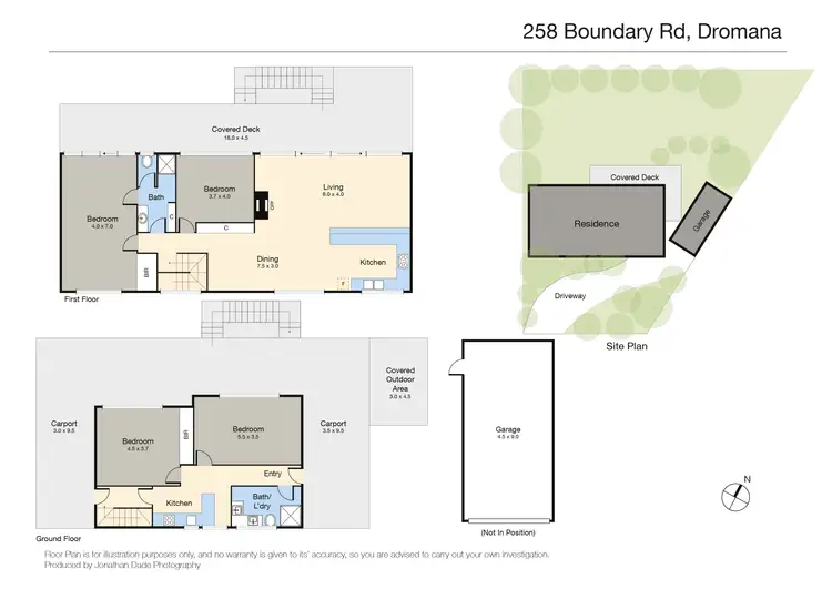 Floorplan of Homely house listing, 258 Boundary Road, Dromana VIC 3936