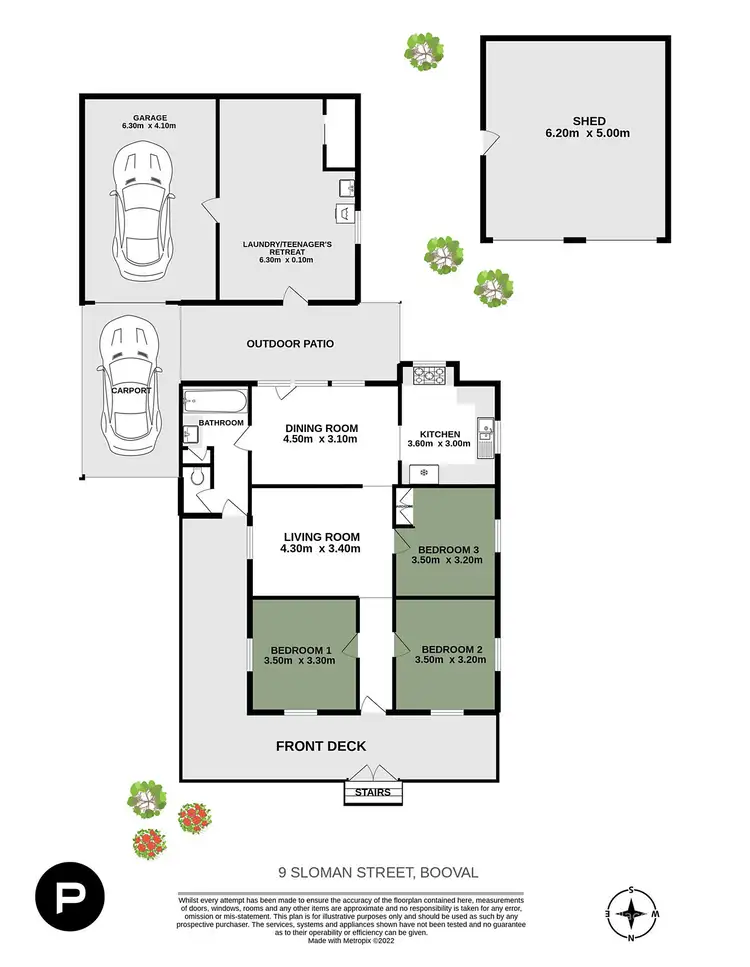 Floorplan of Homely house listing, 9 Sloman Street, Booval QLD 4304