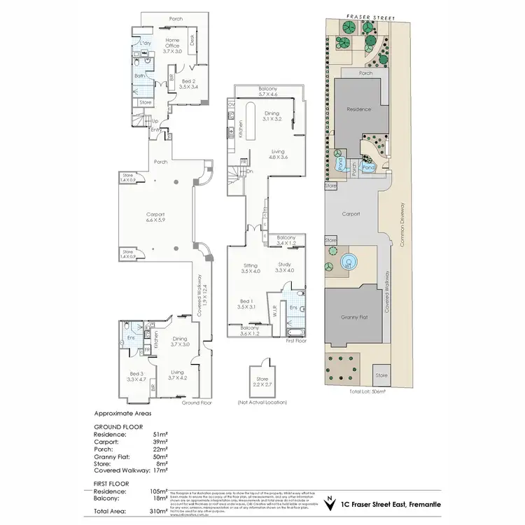 Floorplan of Homely house listing, 1C Fraser Street, East Fremantle WA 6158