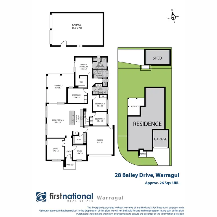 Floorplan of Homely house listing, 28 Bailey Road, Warragul VIC 3820