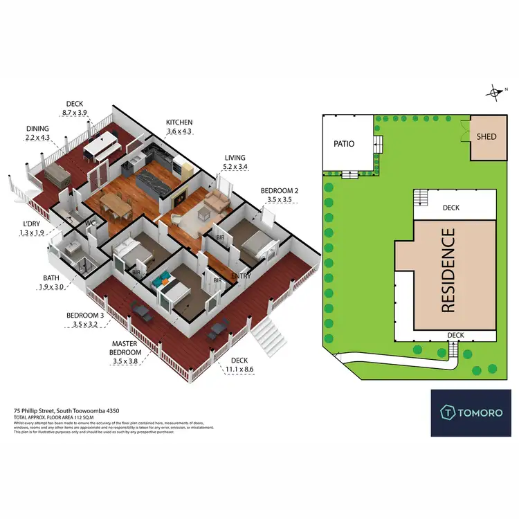 Floorplan of Homely house listing, 75 Phillip Street, South Toowoomba QLD 4350