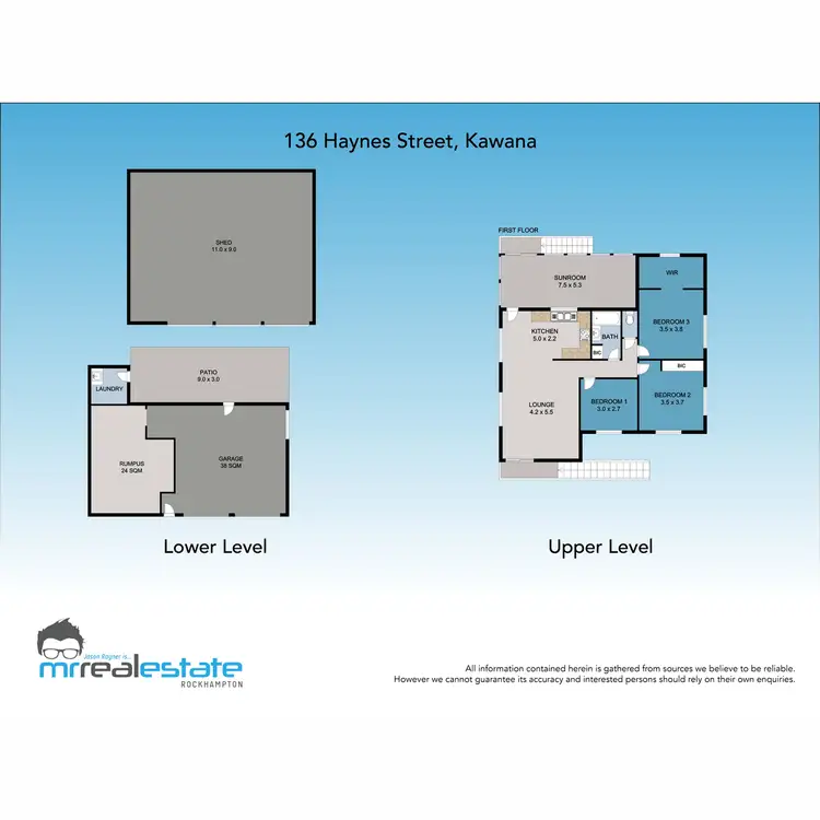 Floorplan of Homely house listing, 136 Haynes Street, Kawana QLD 4701