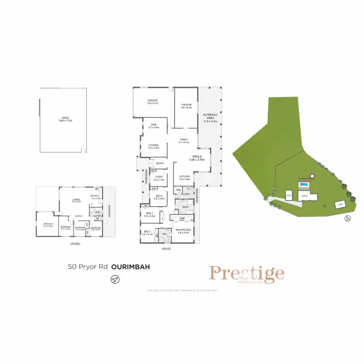 Floorplan of Homely rural property listing, 50 Pryor Road, Ourimbah NSW 2258