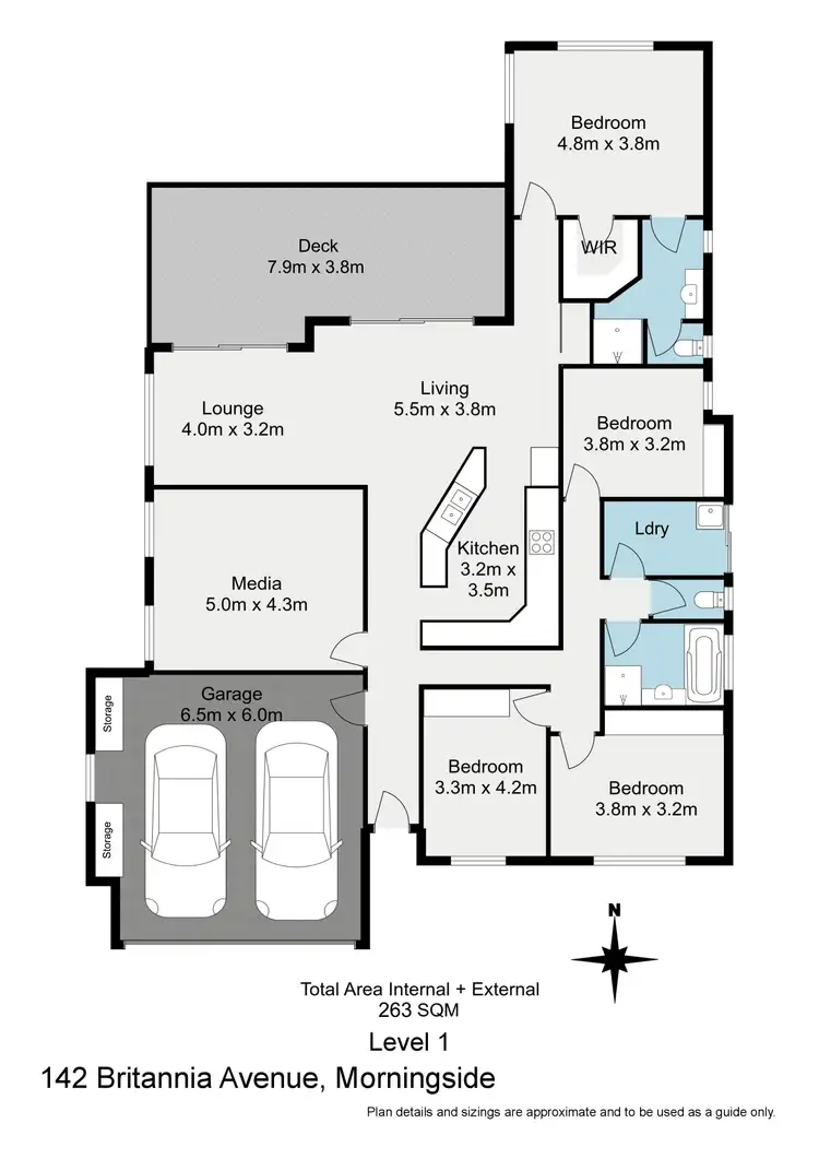 Floorplan of Homely house listing, 5 Britannia Avenue, Morningside QLD 4170