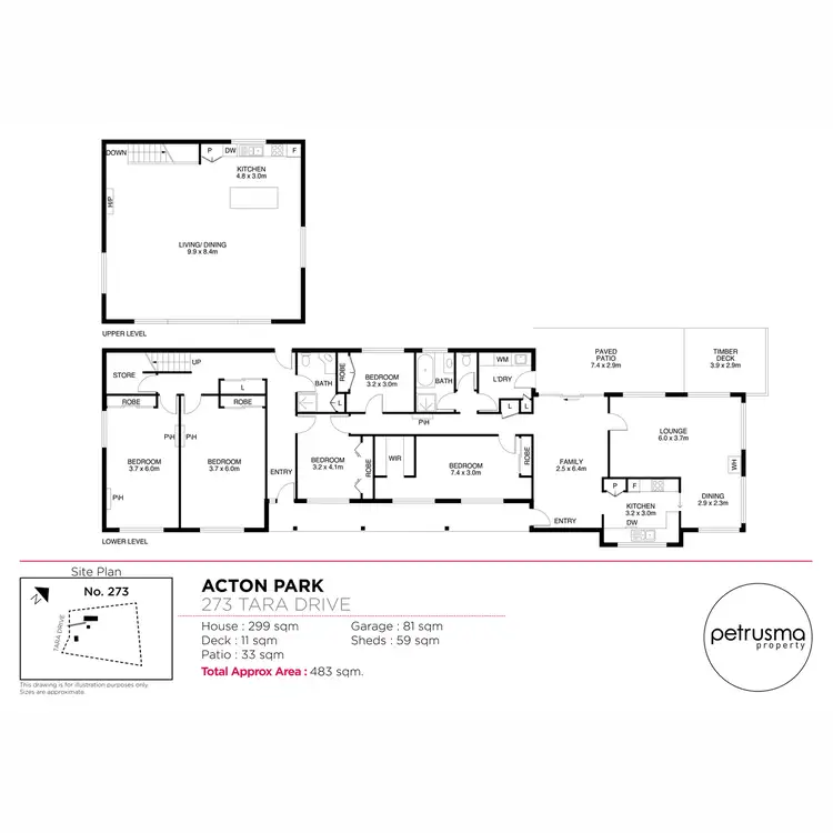Floorplan of Homely house listing, 273 Tara Drive, Acton Park TAS 7170