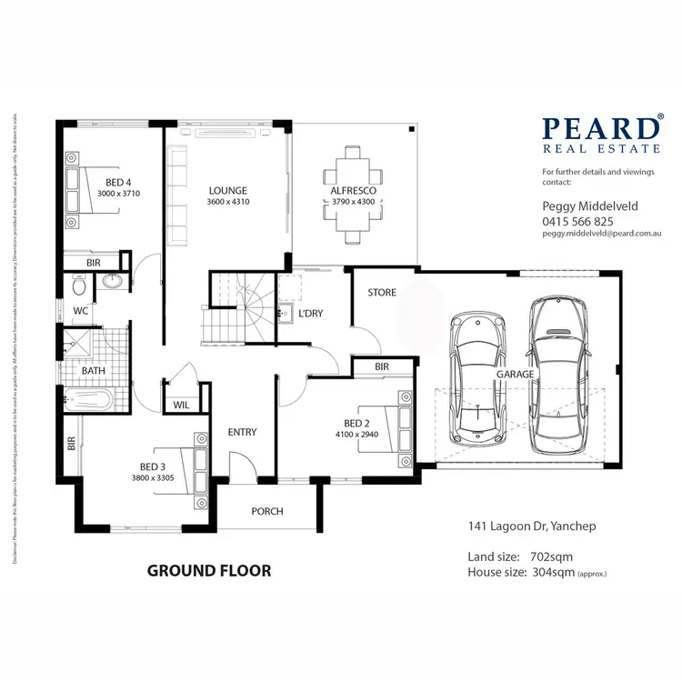 Floorplan of Homely house listing, 141 Lagoon Drive, Yanchep WA 6035