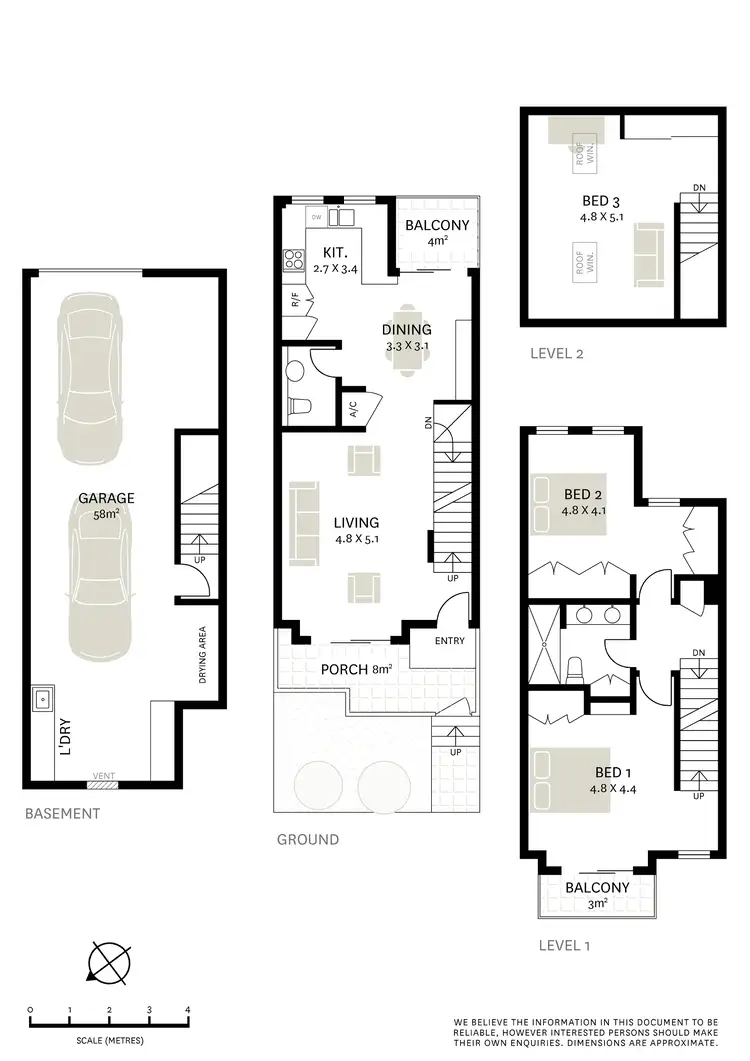 Floorplan of Homely townhouse listing, 69/3 Foy Street, Balmain NSW 2041