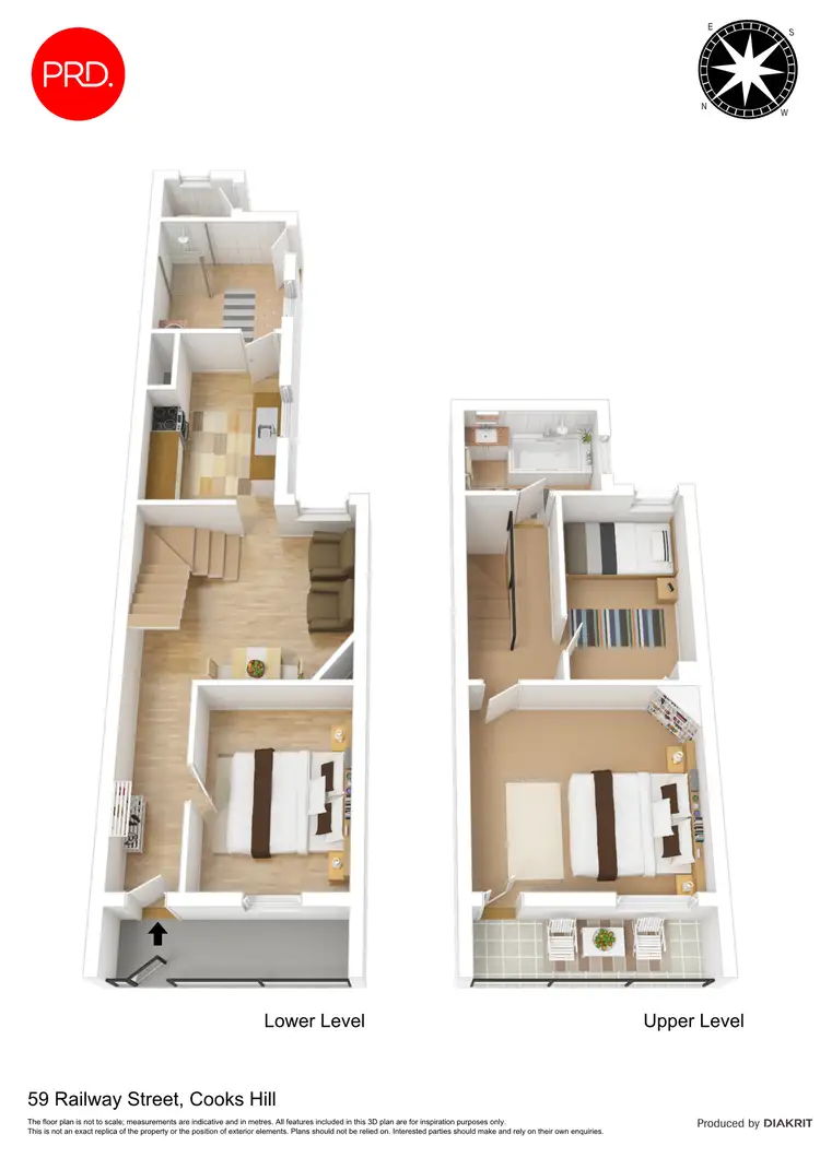 Floorplan of Homely house listing, 59 Railway Street, Cooks Hill NSW 2300