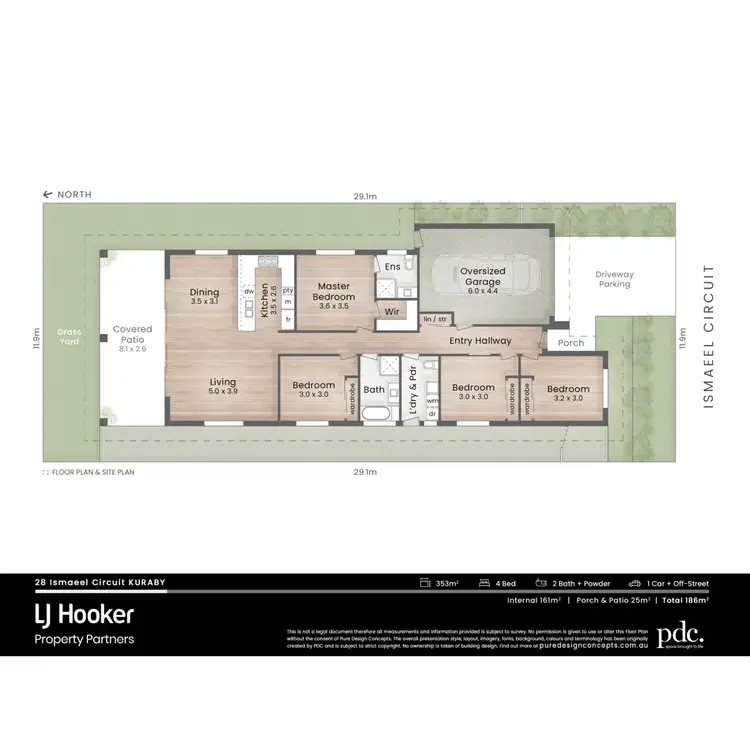 Floorplan of Homely house listing, 28 Ismaeel Circuit, Kuraby QLD 4112