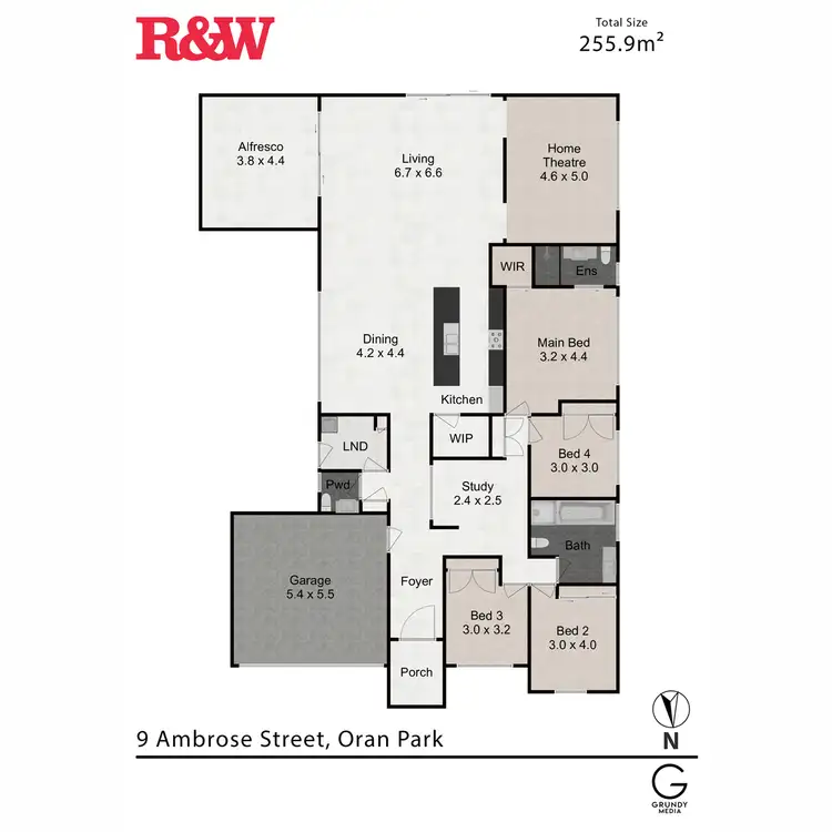 Floorplan of Homely house listing, 9 Ambrose Street, Oran Park NSW 2570