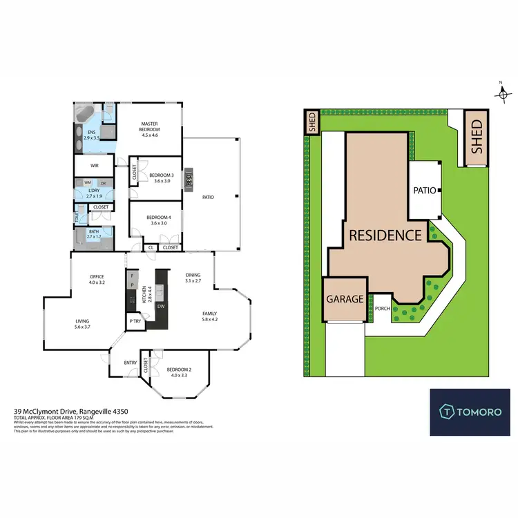 Floorplan of Homely house listing, 39 McClymont Drive, Rangeville QLD 4350