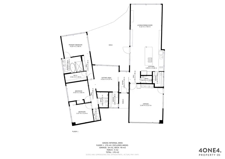 Floorplan of Homely house listing, 20 Upper Hilton Road, Claremont TAS 7011