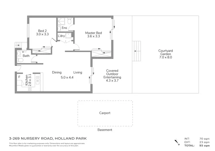 Floorplan of Homely apartment listing, 3/269 Nursery Road, Holland Park QLD 4121