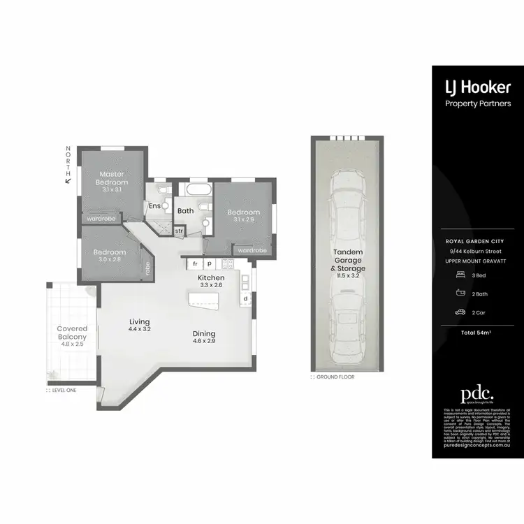 Floorplan of Homely apartment listing, 9/44 Kelburn Street, Upper Mount Gravatt QLD 4122
