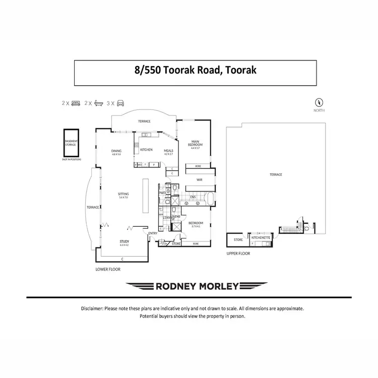 Floorplan of Homely apartment listing, 8/550 Toorak Road, Toorak VIC 3142