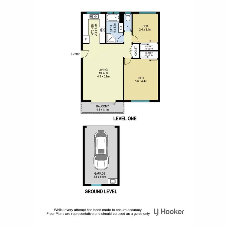 Floorplan of Homely unit listing, 2/8 Lisson Grove, Wooloowin QLD 4030
