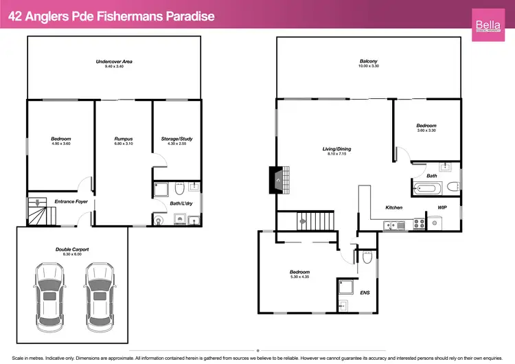 Floorplan of Homely house listing, 42 Anglers Parade, Fishermans Paradise NSW 2539