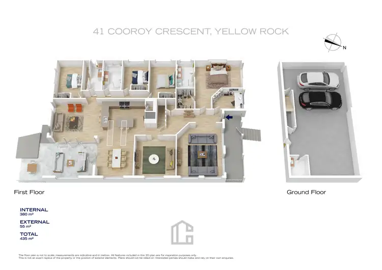 Floorplan of Homely house listing, 41 Cooroy Crescent, Yellow Rock NSW 2777