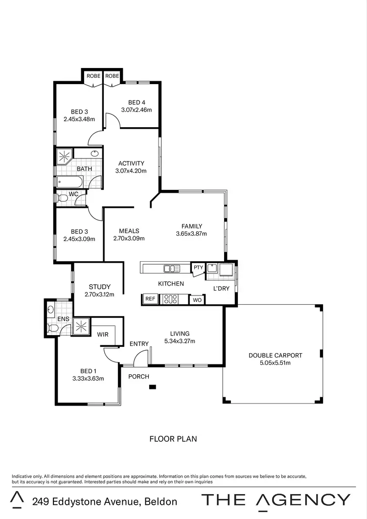 Floorplan of Homely house listing, 249 Eddystone Avenue, Beldon WA 6027