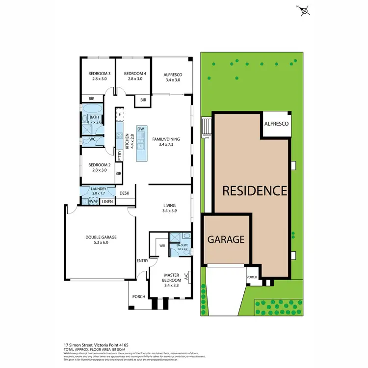 Floorplan of Homely house listing, 17 Simon Street, Victoria Point QLD 4165