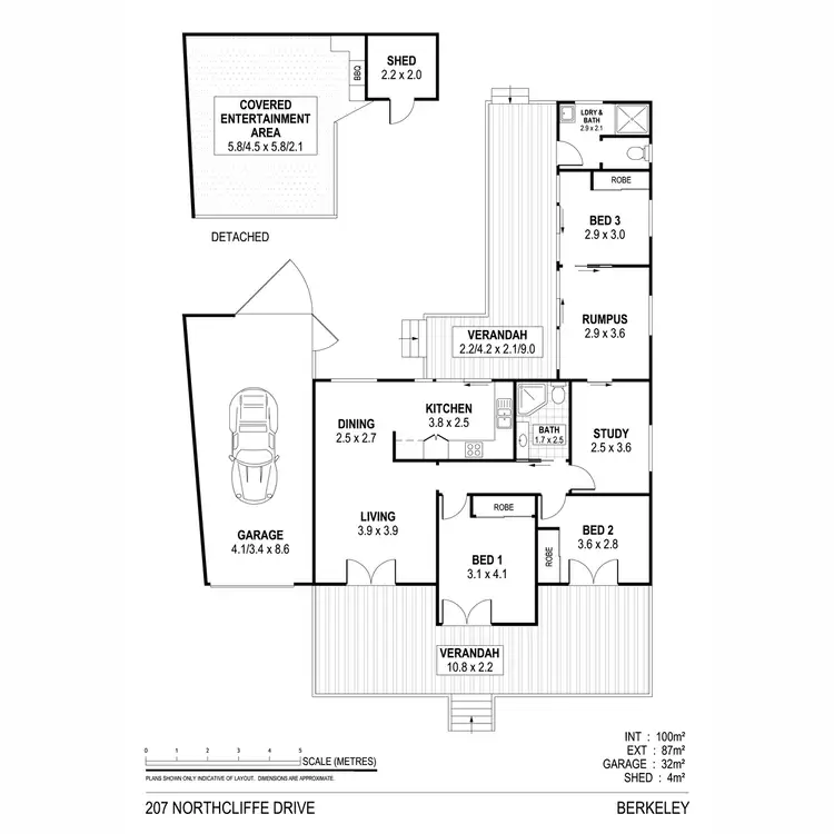 Floorplan of Homely house listing, 207 Northcliffe Drive, Berkeley NSW 2506