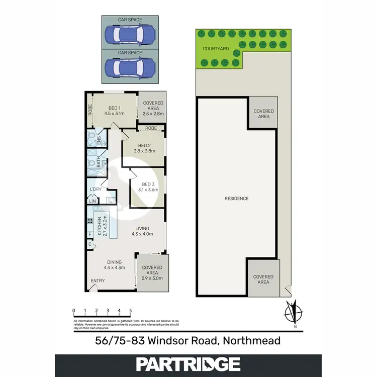 Floorplan of Homely apartment listing, 56/75-83 Windsor Road, Northmead NSW 2152