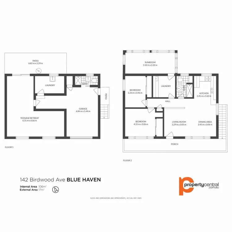 Floorplan of Homely house listing, 142 Birdwood Drive, Blue Haven NSW 2262