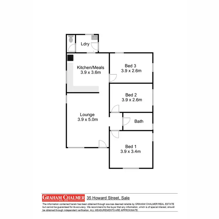 Floorplan of Homely house listing, 35 Howard Street, Sale VIC 3850