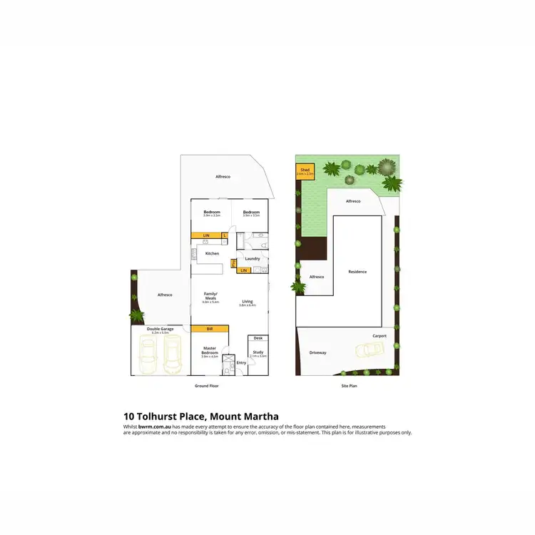 Floorplan of Homely house listing, 10 Tolhurst Place, Mount Martha VIC 3934
