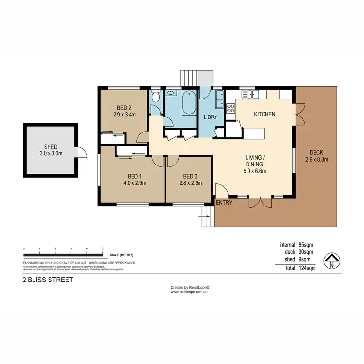 Floorplan of Homely house listing, 2 Bliss Street, Gaythorne QLD 4051