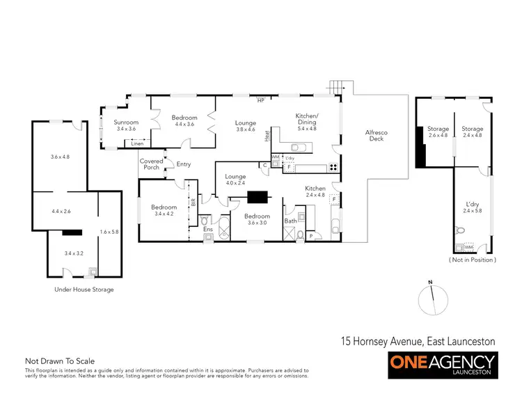 Floorplan of Homely house listing, 15 Hornsey Avenue, East Launceston TAS 7250