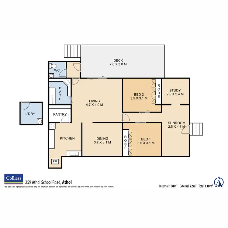 Floorplan of Homely rural property listing, 259 Athol School Road, Athol QLD 4350