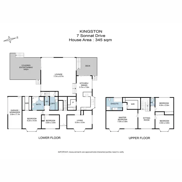 Floorplan of Homely house listing, 7 Sonnat Drive, Kingston TAS 7050