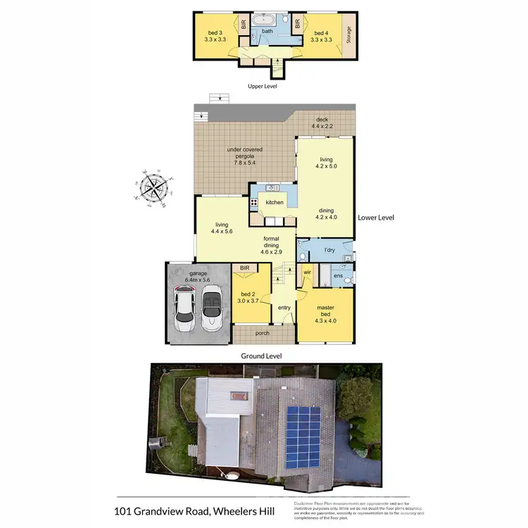Floorplan of Homely house listing, 101 Grandview Road, Wheelers Hill VIC 3150