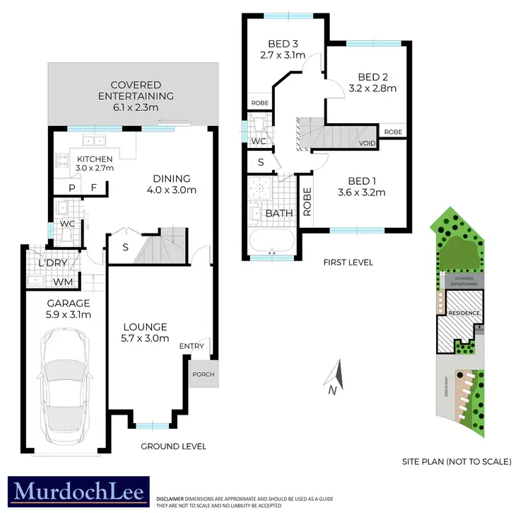 Floorplan of Homely semi-detached listing, 5 Blamey Way, Cherrybrook NSW 2126