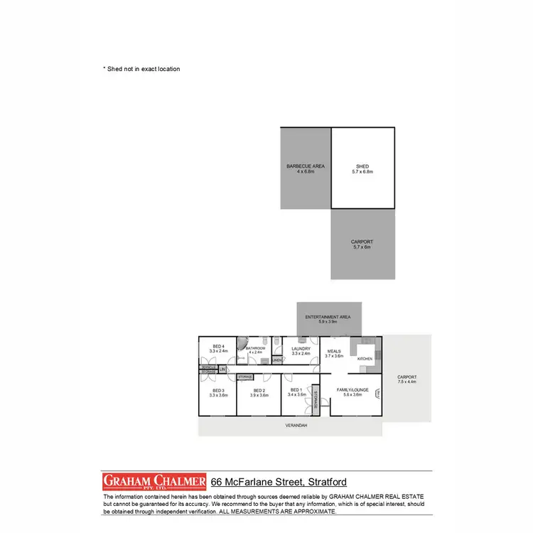 Floorplan of Homely house listing, 66 McFarlane Street, Stratford VIC 3862