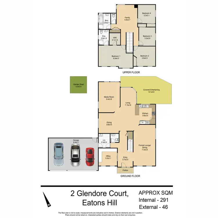 Floorplan of Homely house listing, 2 Glendore Court, Eatons Hill QLD 4037
