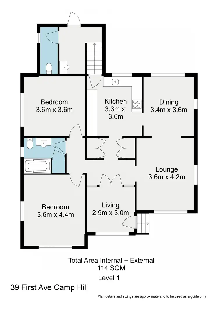 Floorplan of Homely house listing, 39 First Street, Camp Hill QLD 4152