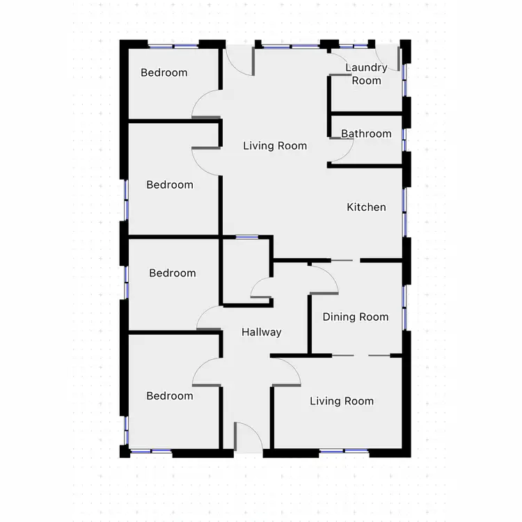 Floorplan of Homely rural property listing, 61 Spring Street, Mortlake VIC 3272