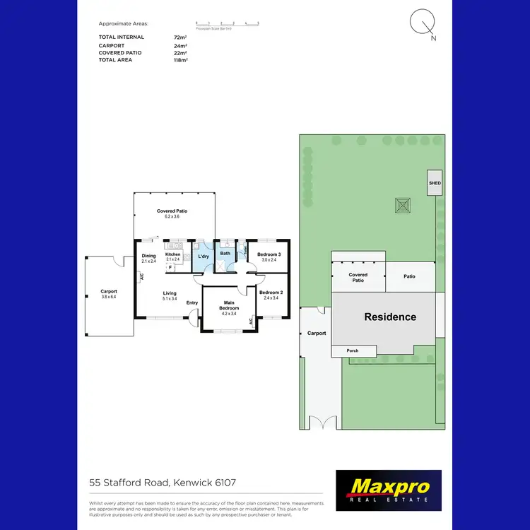 Floorplan of Homely house listing, 55 Stafford Road, Kenwick WA 6107