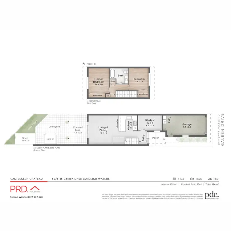 Floorplan of Homely townhouse listing, 52/5 Galeen Drive, Burleigh Waters QLD 4220