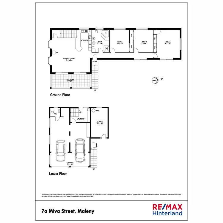 Floorplan of Homely house listing, 7a Miva Street, Maleny QLD 4552