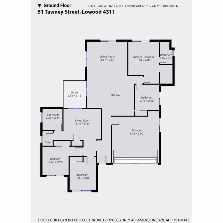 Floorplan of Homely house listing, 51 Tawney Street, Lowood QLD 4311