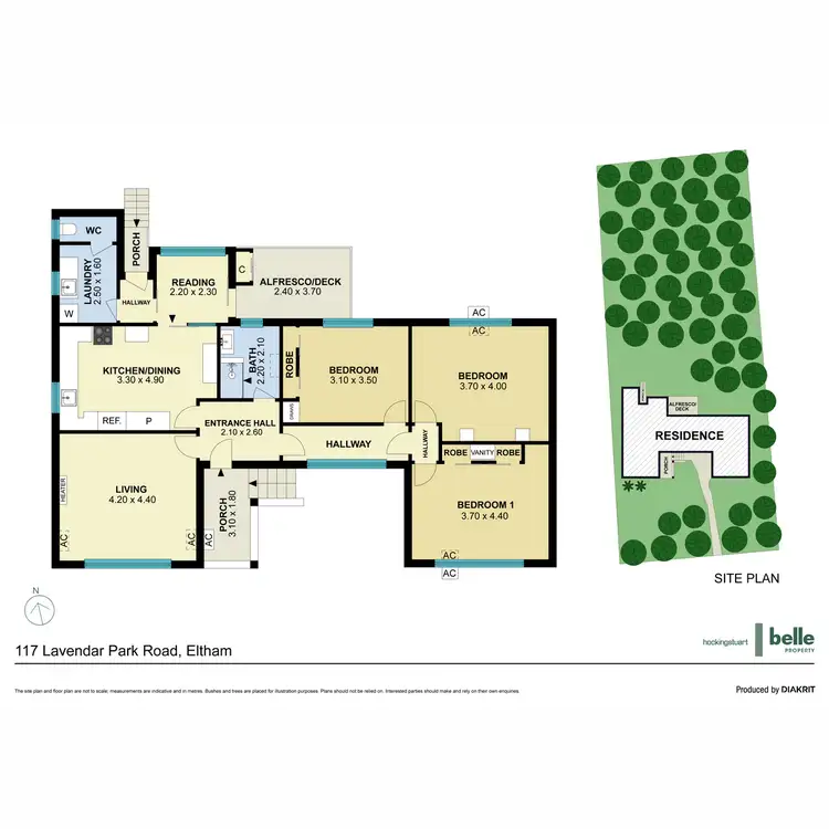 Floorplan of Homely house listing, 117 Lavender Park Road, Eltham VIC 3095