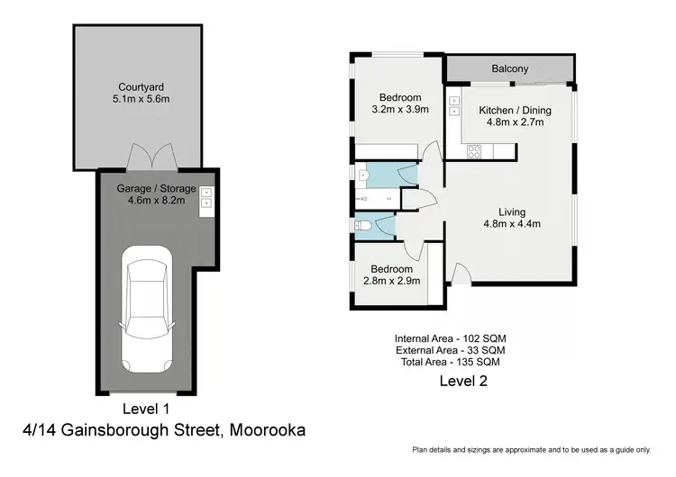 Floorplan of Homely unit listing, 4/14 Gainsborough Street, Moorooka QLD 4105