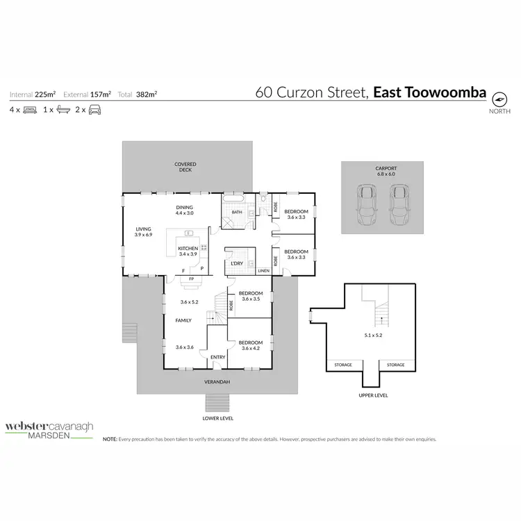 Floorplan of Homely house listing, 60 Curzon Street, East Toowoomba QLD 4350