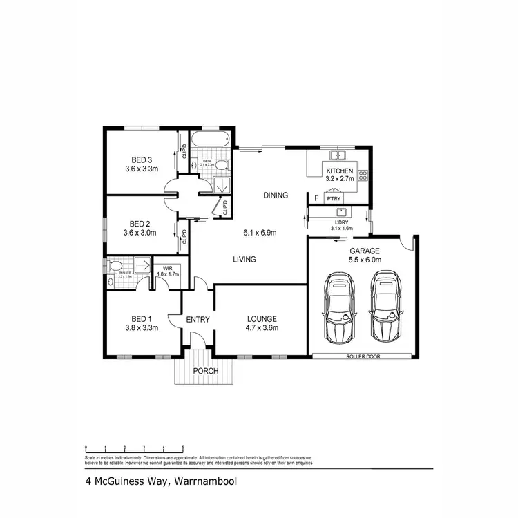 Floorplan of Homely house listing, 4 McGinness Way, Warrnambool VIC 3280