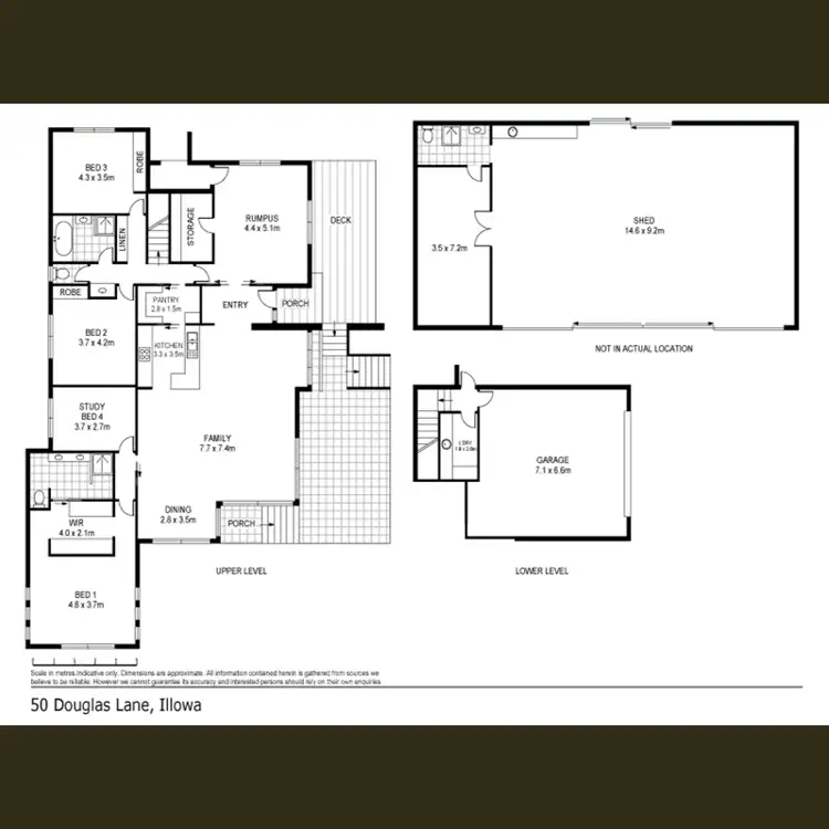 Floorplan of Homely house listing, 50 Douglas Lane, Illowa VIC 3282