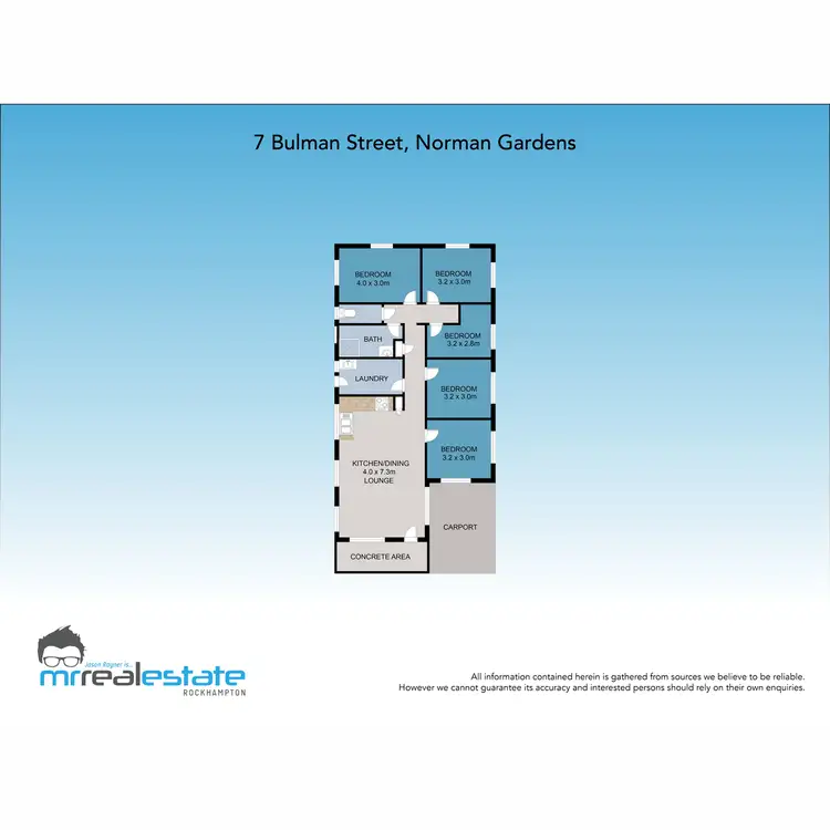 Floorplan of Homely house listing, 7 Bulman Street, Norman Gardens QLD 4701